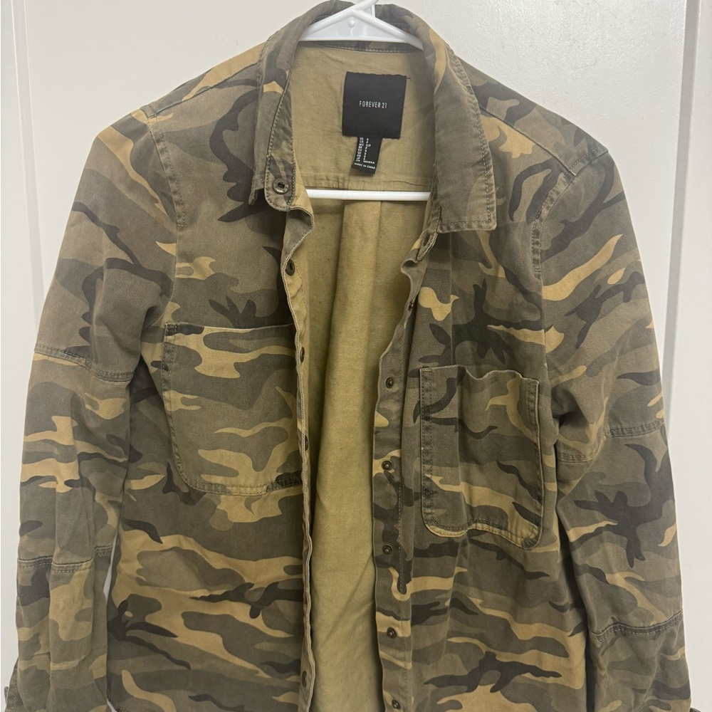 Forever 21 Camouflage Field Jacket